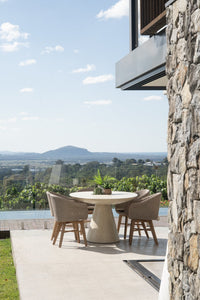 Oceanic Outdoor Armchair - Mushroom - Boho Bliss