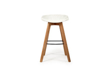 Load image into Gallery viewer, Oceanic Outdoor Backless Bar Stool - White - Boho Bliss