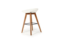Load image into Gallery viewer, Oceanic Outdoor Backless Bar Stool - White - Boho Bliss
