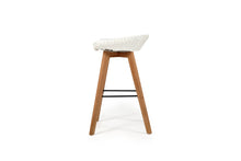 Load image into Gallery viewer, Oceanic Outdoor Backless Bar Stool - White - Boho Bliss