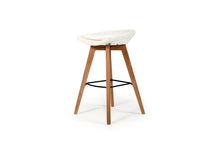 Load image into Gallery viewer, Oceanic Outdoor Backless Bar Stool - White - Boho Bliss