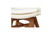Load image into Gallery viewer, Oceanic Outdoor Dining Chair - White - Boho Bliss