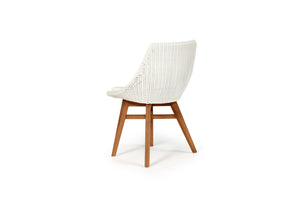 Oceanic Outdoor Dining Chair - White - Boho Bliss