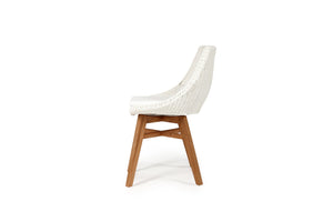 Oceanic Outdoor Dining Chair - White - Boho Bliss