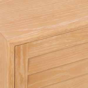 Ollivine Elm Wood Entertainment Unit 2.2m - Natural - Boho Bliss