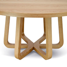 Load image into Gallery viewer, Orbit Round Dining Table 1.5m - Natural - Boho Bliss
