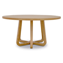 Load image into Gallery viewer, Orbit Round Dining Table 1.5m - Natural - Boho Bliss