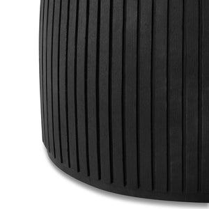Ori 1.4m Round Dining Table - Black - Boho Bliss