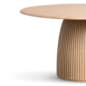 Ori 1.4m Round Dining Table - Natural - Boho Bliss