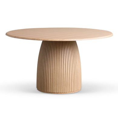 Ori 1.4m Round Dining Table - Natural - Boho Bliss