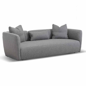 Palmira 3 Seater Sofa - Noble Grey - Boho Bliss
