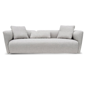Palmira 3 Seater Sofa - Passive Grey - Boho Bliss