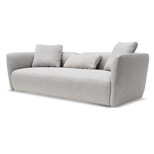 Palmira 3 Seater Sofa - Passive Grey - Boho Bliss
