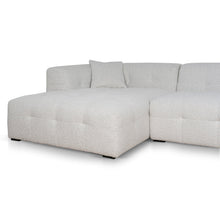 Load image into Gallery viewer, Paloma 4 Seater Left Chaise Sofa - Pearl Boucle - Boho Bliss