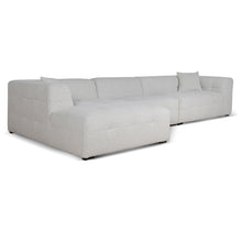 Load image into Gallery viewer, Paloma 4 Seater Left Chaise Sofa - Pearl Boucle - Boho Bliss