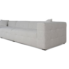 Load image into Gallery viewer, Paloma 4 Seater Left Chaise Sofa - Pearl Boucle - Boho Bliss