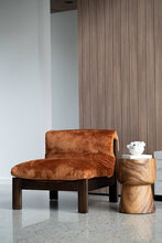 Load image into Gallery viewer, Parker Armchair - Burnt Orange on Charcoal Frame - Boho Bliss