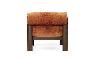 Parker Armchair - Burnt Orange on Charcoal Frame - Boho Bliss