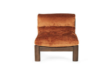 Load image into Gallery viewer, Parker Armchair - Burnt Orange on Charcoal Frame - Boho Bliss