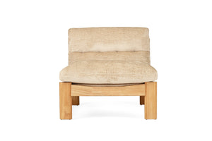 Parker Armchair - Natural on Natural Frame - Boho Bliss
