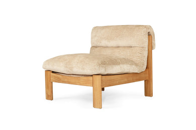 Parker Armchair - Natural on Natural Frame - Boho Bliss
