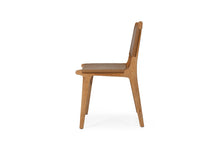 Load image into Gallery viewer, Pasadena Leather Side Chair - Tan - Boho Bliss