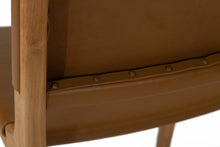 Load image into Gallery viewer, Pasadena Leather Side Chair - Tan - Boho Bliss