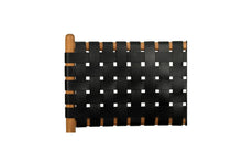 Load image into Gallery viewer, Pasadena Woven Leather Dining Chair - Black - Boho Bliss
