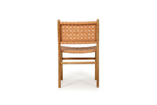 Load image into Gallery viewer, Pasadena Woven Leather Side Chair - Natural - Boho Bliss