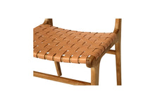 Load image into Gallery viewer, Pasadena Woven Leather Side Chair - Natural - Boho Bliss