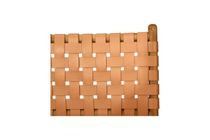 Pasadena Woven Leather Side Chair - Natural - Boho Bliss