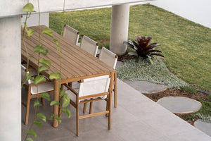 Peninsular Outdoor Dining Chair - White - Boho Bliss