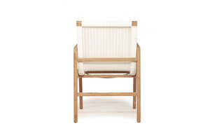 Peninsular Outdoor Dining Chair - White - Boho Bliss