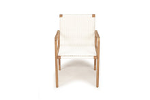 Load image into Gallery viewer, Peninsular Outdoor Dining Chair - White - Boho Bliss