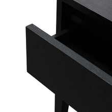 Load image into Gallery viewer, Penley Bedside Table - Black - Boho Bliss
