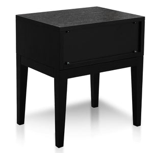 Penley Bedside Table - Black - Boho Bliss