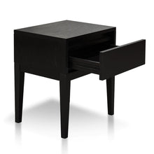 Load image into Gallery viewer, Penley Bedside Table - Black - Boho Bliss