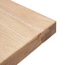 Load image into Gallery viewer, Piede Reclaimed Elm Wood Dining Table 2m - Rustic Natural - Boho Bliss