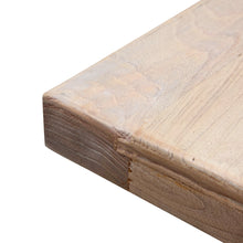 Load image into Gallery viewer, Piede Reclaimed Elm Wood Dining Table 2m - Rustic Natural - Boho Bliss