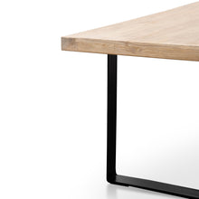 Load image into Gallery viewer, Piede Reclaimed Elm Wood Dining Table 3m - Rustic Natural - Boho Bliss