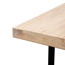 Load image into Gallery viewer, Piede Reclaimed Elm Wood Dining Table 3m - Rustic Natural - Boho Bliss