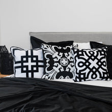Load image into Gallery viewer, Provence Cushion Cover - Black - Boho Bliss
