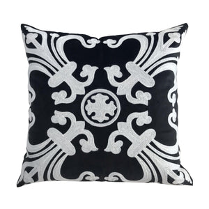 Provence Cushion Cover - Black - Boho Bliss