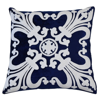 Provence Cushion Cover - Navy - Boho Bliss