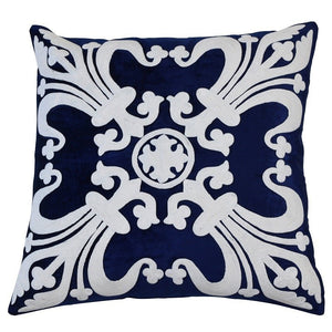 Provence Cushion Cover - Navy - Boho Bliss