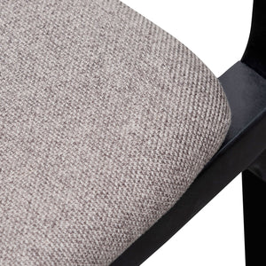Rayla Armchair - Caramel Grey - Boho Bliss