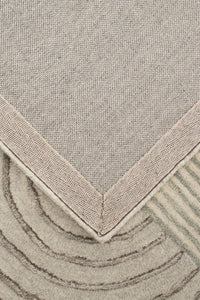 Retro Design 2 Rug 350x450 - Silver - Boho Bliss