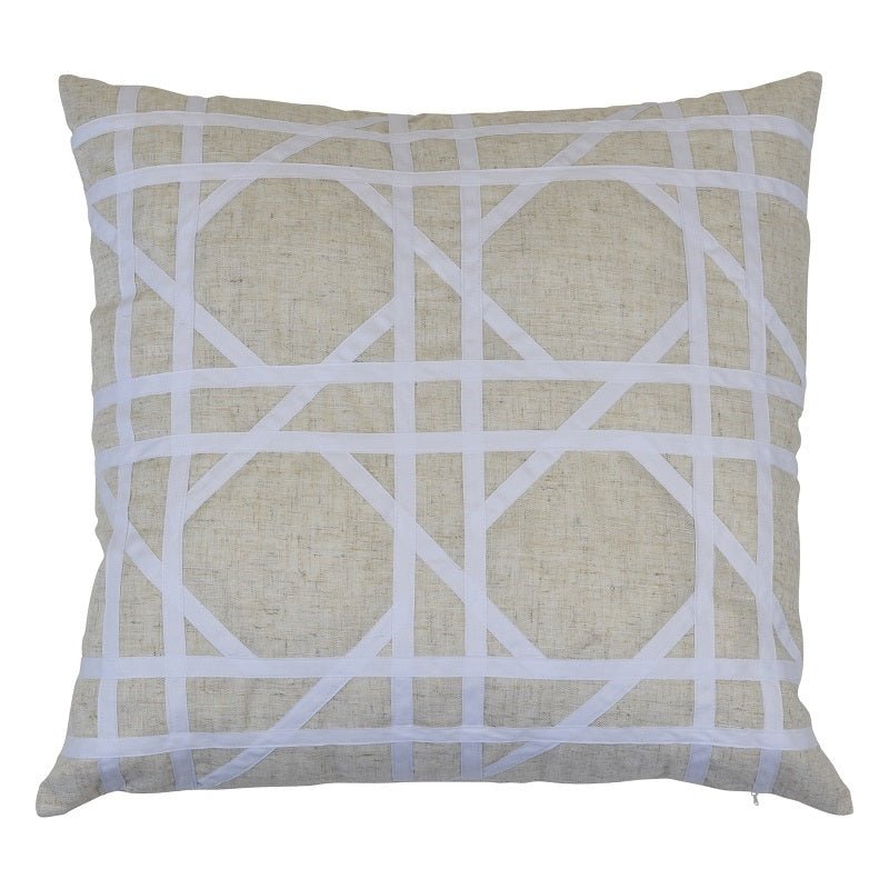 Riviera Cushion Cover - Natural - Boho Bliss