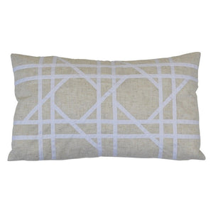 Riviera Rect. Cushion Cover - Natural - Boho Bliss