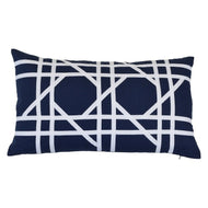 Riviera Rect. Cushion Cover - Navy - Boho Bliss
